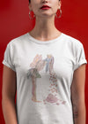 ST!NK - Kulka Life In Heaven- Ladies Premium Organic Shirt - Authentic Street Art_White