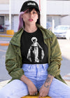 ST!NK - artist Lembo, Cat Goddess Black - Ladies Premium Organic Shirt
