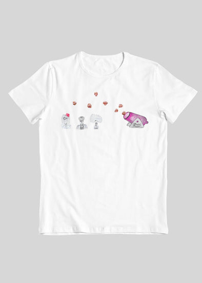 ST!NK - artist Omato, Flower Cannon - Kids Premium Organic T-Shirt