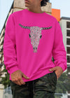 ST!NK - artist ULTRAMARINEDREAM - Men's Sweatshirt_Hot Pink