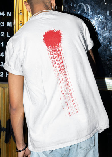 ST!NK - Berlin's PaintBomb - Men Back Print Shirt - ST!NK Street Art Angel