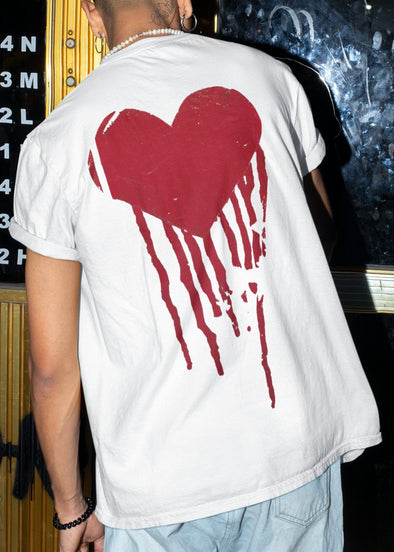 ST!NK - Bleeding's Heart - Men Back Print Shirt